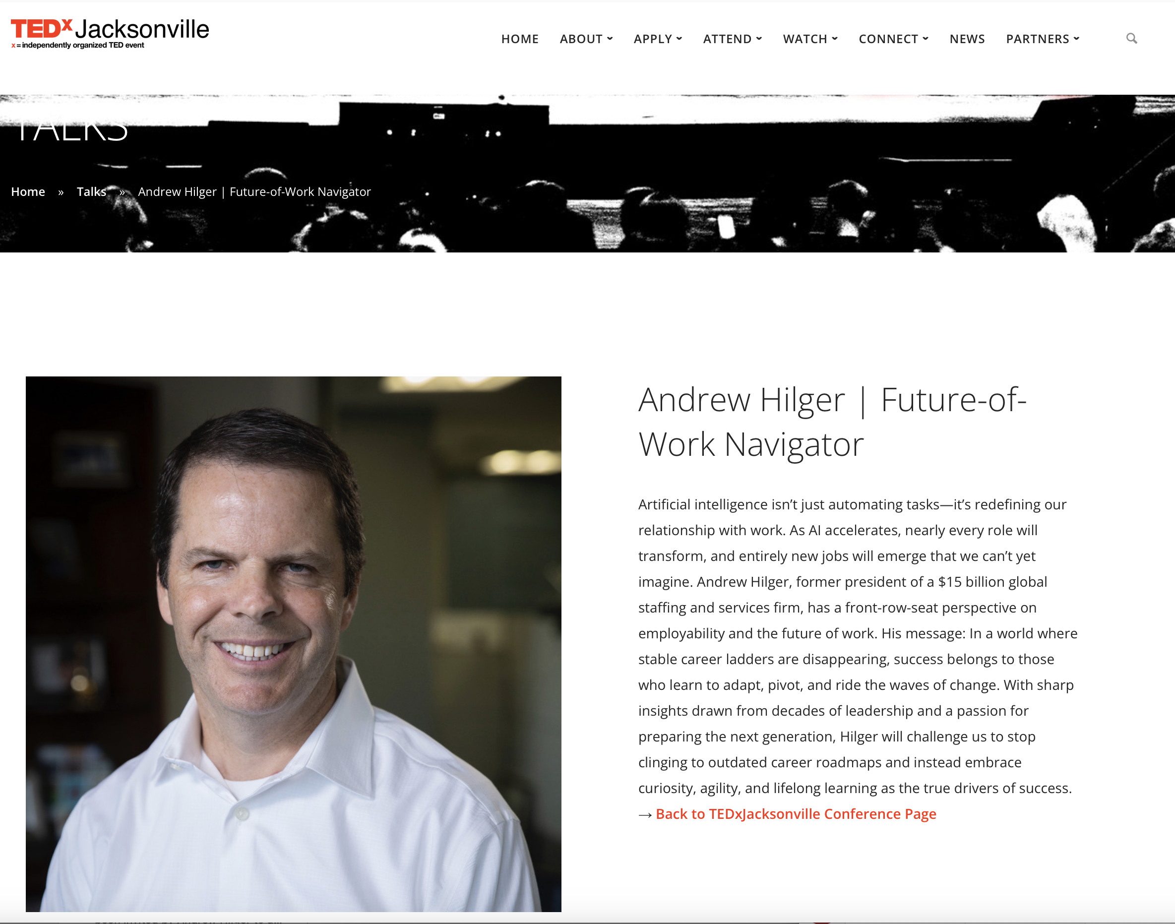 Honored to Join the TEDx Stage in Jacksonville